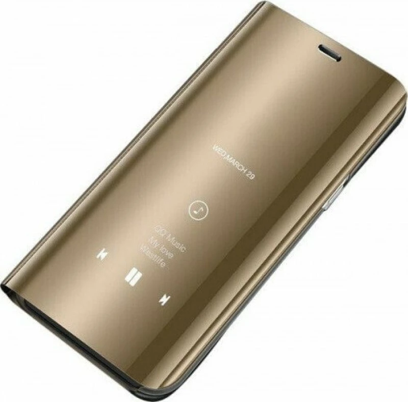 Clear View Book Χρυσό (Redmi 9)
