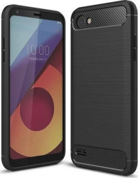 Carbon Back Cover Μαύρο (LG Q6)