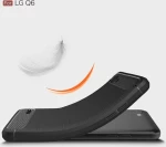 Carbon Back Cover Μαύρο (LG Q6)