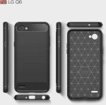 Carbon Back Cover Μαύρο (LG Q6)