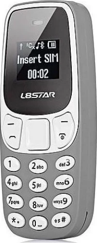 Mini Phone Γκρι Χρώμα Με Ελληνικό Μενού - Bm10 - L8Star