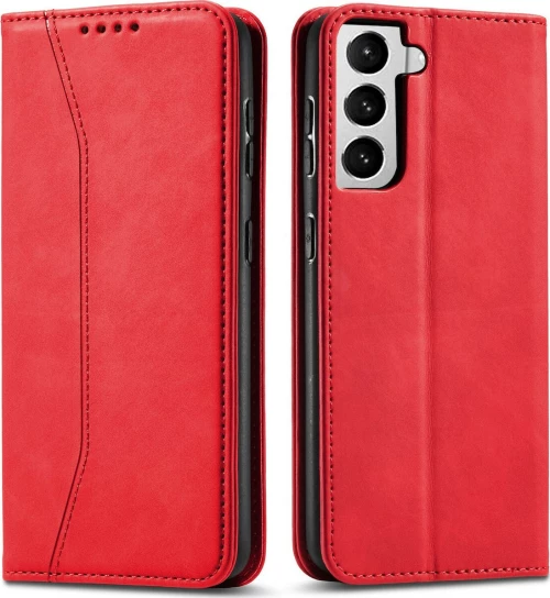 Bodycell PU Leather Book Δερματίνης Κόκκινο (Galaxy S21 5G)