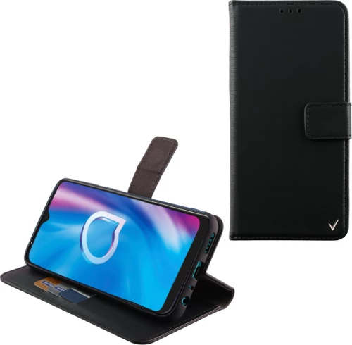 Volte-Tel Allure Magnet Stand Book Μαύρο (Alcatel 1S 2020)