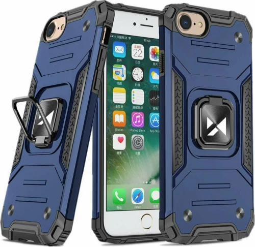 Wozinsky Ring Armor Back Cover Πλαστικό / Σιλικόνης Μπλε (iPhone SE 2020/8/7)