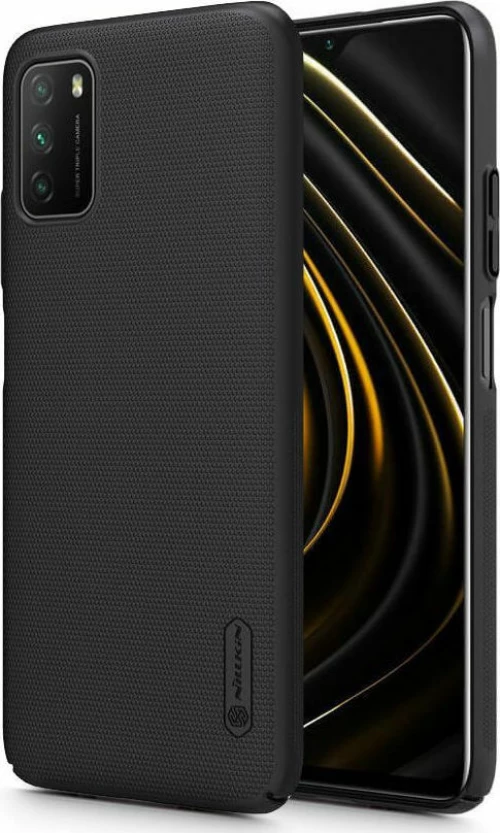 Nillkin Frosted Shield Back Cover Πλαστικό Μαύρο (Poco M3)