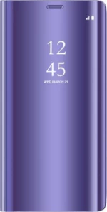 Clear View Book Μωβ (Galaxy J6+)
