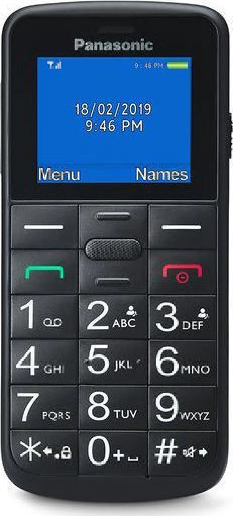 Κινητό Απλής Χρήσης Panasonic - Kx-Tu110Exb - Dual Sim - Mαύρο Kx-Tu110Exb