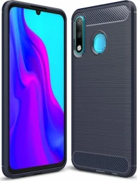 Carbon Fiber Brushed Μπλε (Huawei P30 Lite)