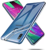 Back Cover Σιλικόνης Διάφανο (Galaxy A40)
