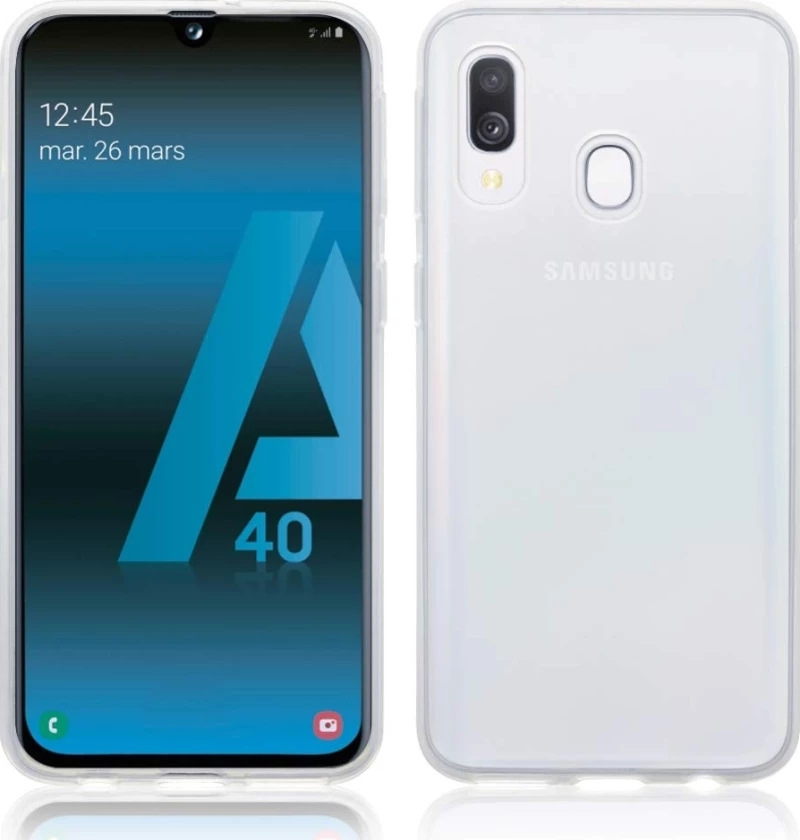 Back Cover Σιλικόνης Διάφανο (Galaxy A40)