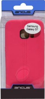 Ancus TPU Leather Feel Samsung SM-G930F Φούξια (Galaxy S7)