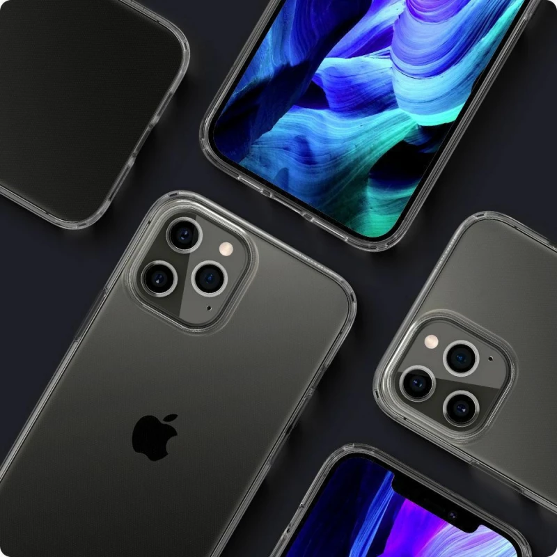 Spigen Liquid Crystal Back Cover Σιλικόνης Διάφανο (iPhone 12 Pro Max)