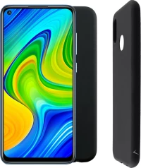 Volte-Tel Camera Guard Back Cover Σιλικόνης Μαύρο (Redmi Note 9)