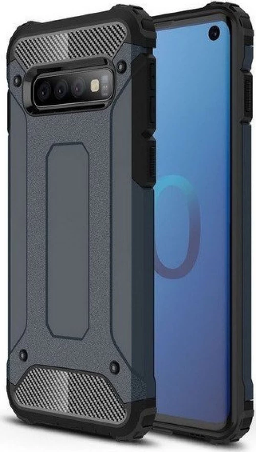 Hybrid Armor Back Cover Μπλε (Galaxy S10)