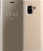 Clear View Book Gold (Galaxy J6)