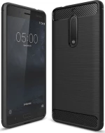 Carbon Fiber Brushed Μαύρο (Nokia 5)