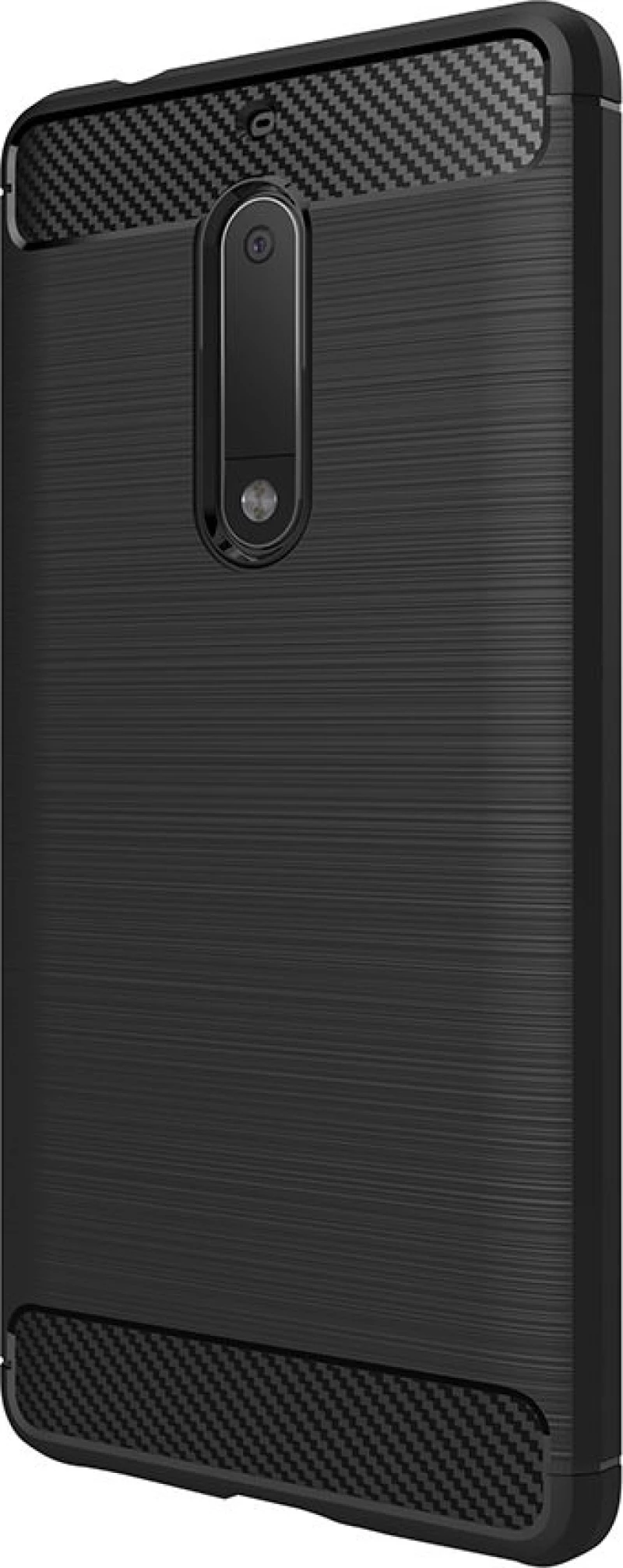 Carbon Fiber Brushed Μαύρο (Nokia 5)