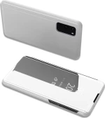 Clear View Book Ασημί (Galaxy S20)