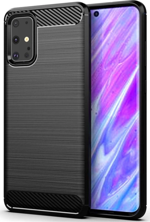 Brushed Carbon Case Μαύρο (Galaxy S20+)