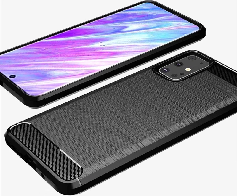Brushed Carbon Case Μαύρο (Galaxy S20+)