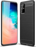 Brushed Carbon Case Μαύρο (Galaxy S20+)