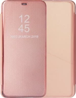 Clear View Book Ροζ Χρυσό (Xiaomi Redmi 7)