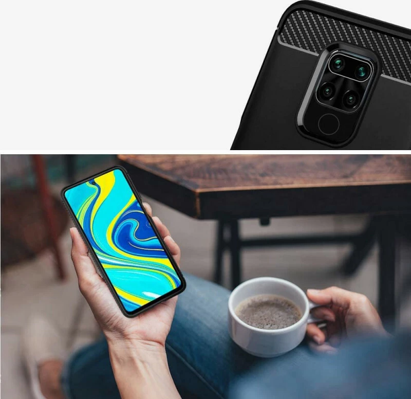 Carbon Series Μαύρο (Redmi Note 9)