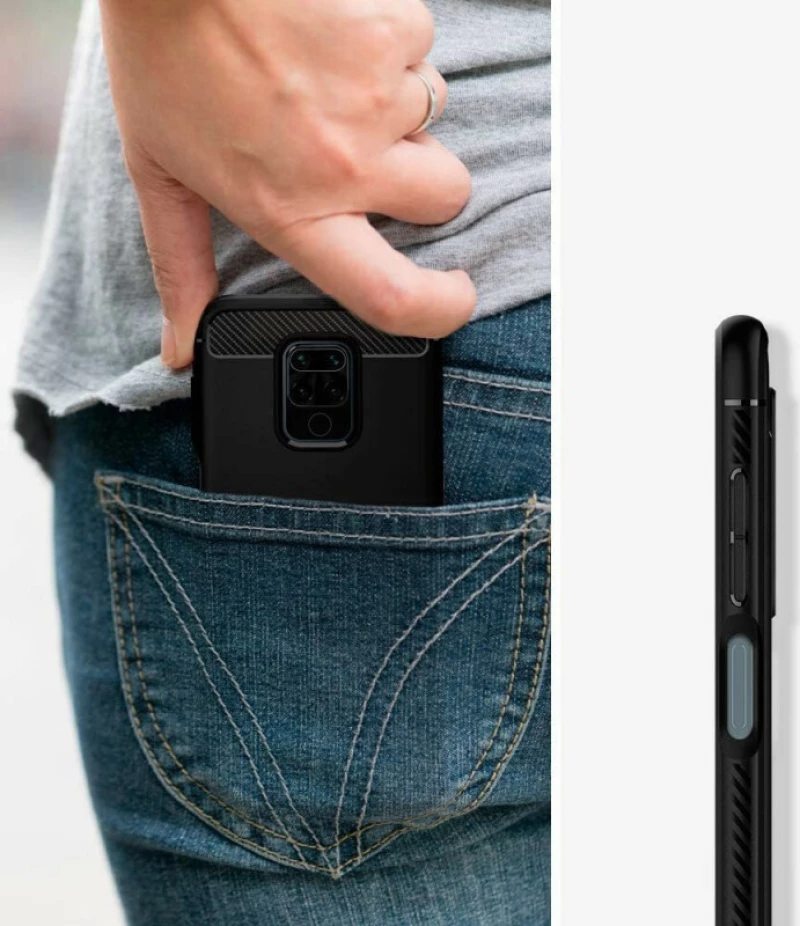 Carbon Series Μαύρο (Redmi Note 9)
