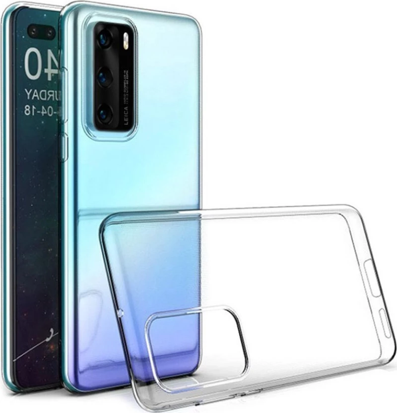 Back Cover Σιλικόνης Διάφανο (Huawei P40)