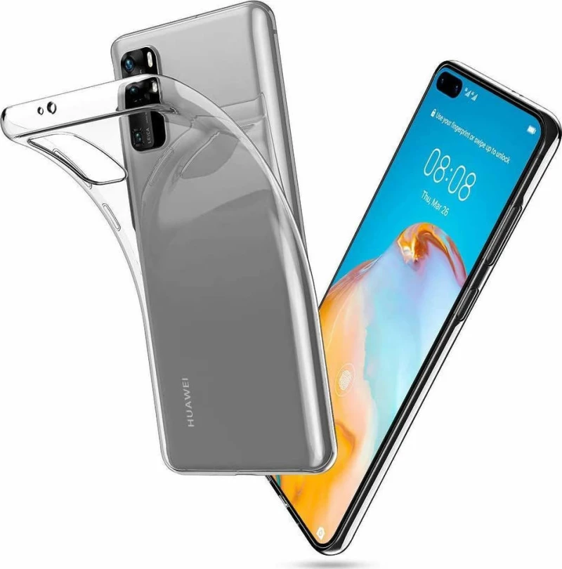 Back Cover Σιλικόνης Διάφανο (Huawei P40)