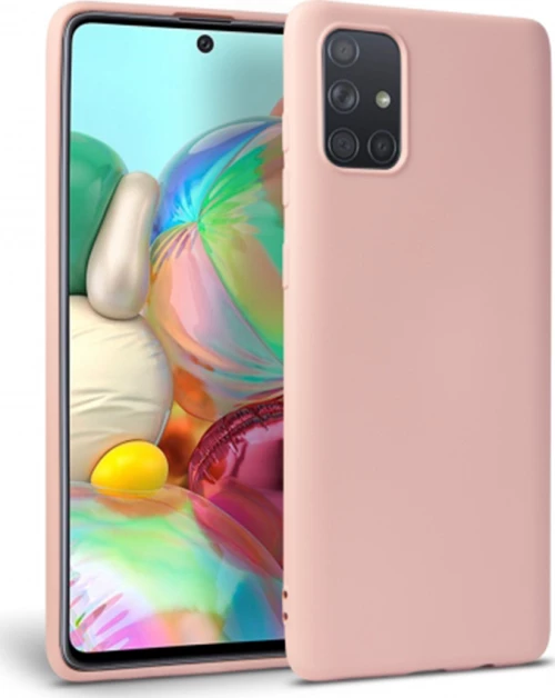 My Colors Liquid Back Cover Σιλικόνης Ροζ (Galaxy A51)