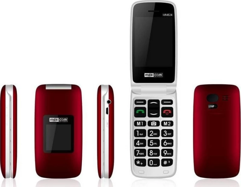 MaxCom MM824BB 2.4" Single Sim Red