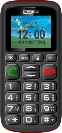 Maxcom Mm 428 Bb 1.8" Poliphone/Big Button Dual Sim Black