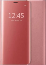 Clear View Book Ροζ (Galaxy J4)