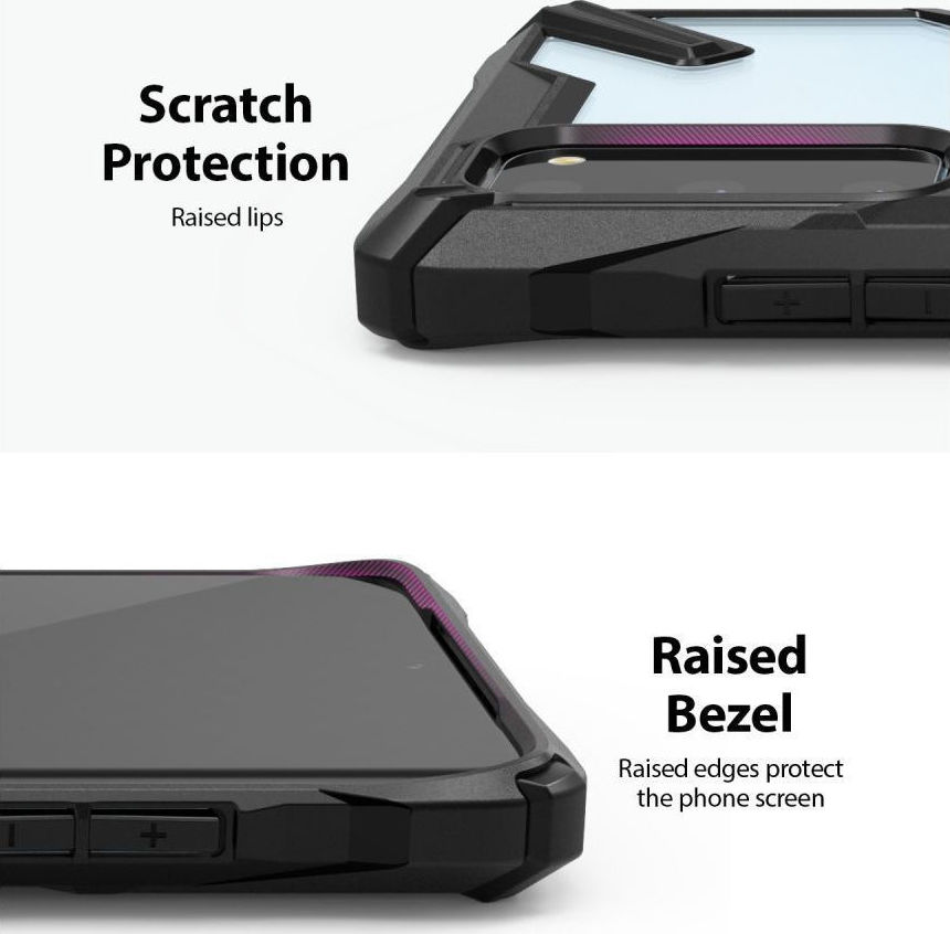 Ringke Fusion-X Back Cover Black (Galaxy S20)