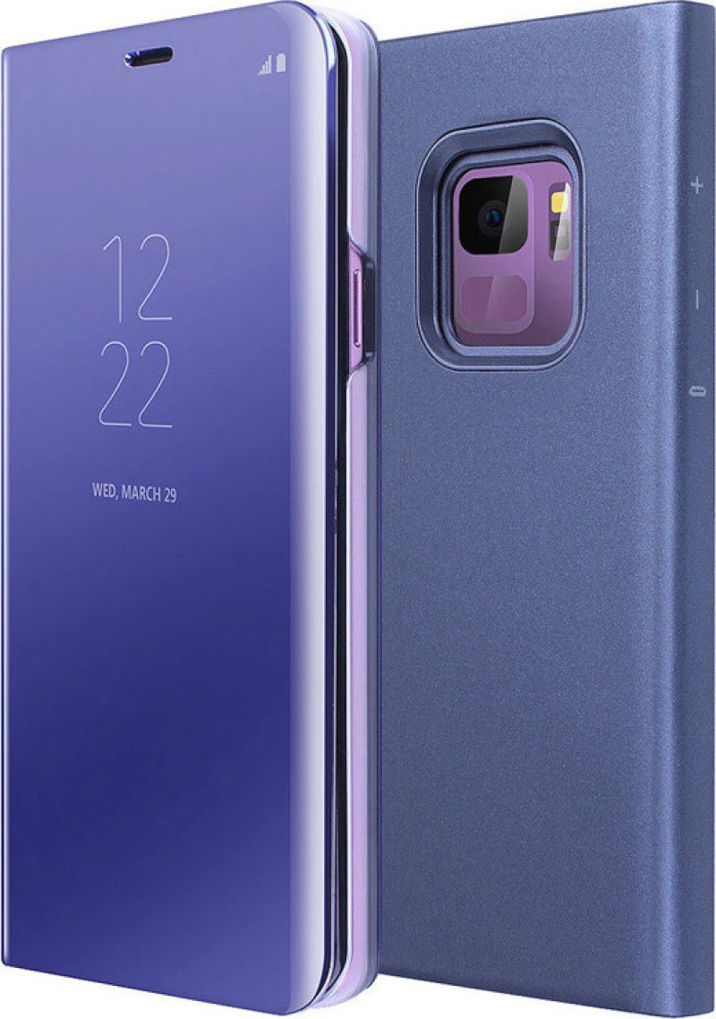 Clear View Book Μωβ (Galaxy A70)