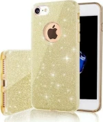 Glitter Back Cover Χρυσό (iPhone 8/7)