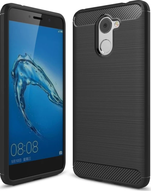 Carbon Fiber Μαύρο (Huawei Y7)