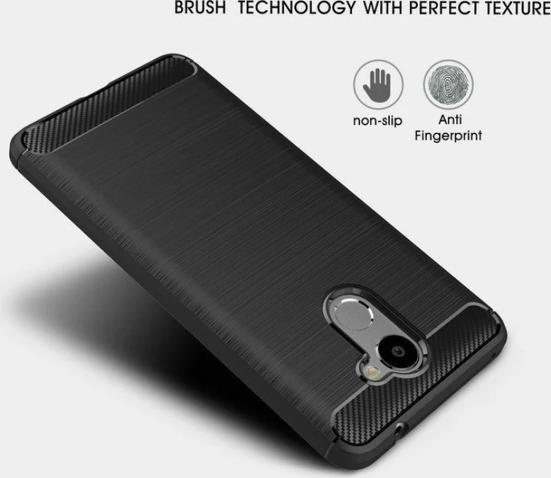 Carbon Fiber Μαύρο (Huawei Y7)