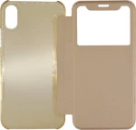Ancus S-View Elegance Book Μπεζ (iPhone X/Xs)
