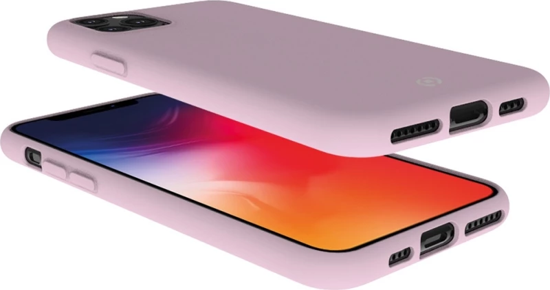 Celly Feeling Back Cover Σιλικόνης Ροζ (iPhone 11 Pro Max)