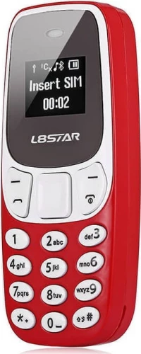 Mini Phone Κόκκινο Χρώμα Με Ελληνικό Μενού - Bm10 - L8Star