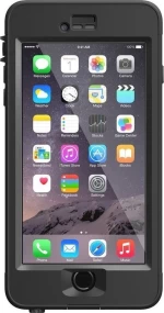 LifeProof Nuud Αδιάβροχη Back Cover Πλαστικό Μαύρο (iPhone 6/6s Plus)