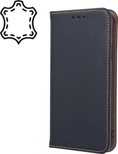 Senso Genuine Leather Stand Book Μαύρο (Galaxy A72)