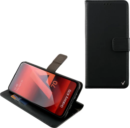 Volte-Tel Allure Magnet Book Δερματίνης Μαύρο (Galaxy A70)