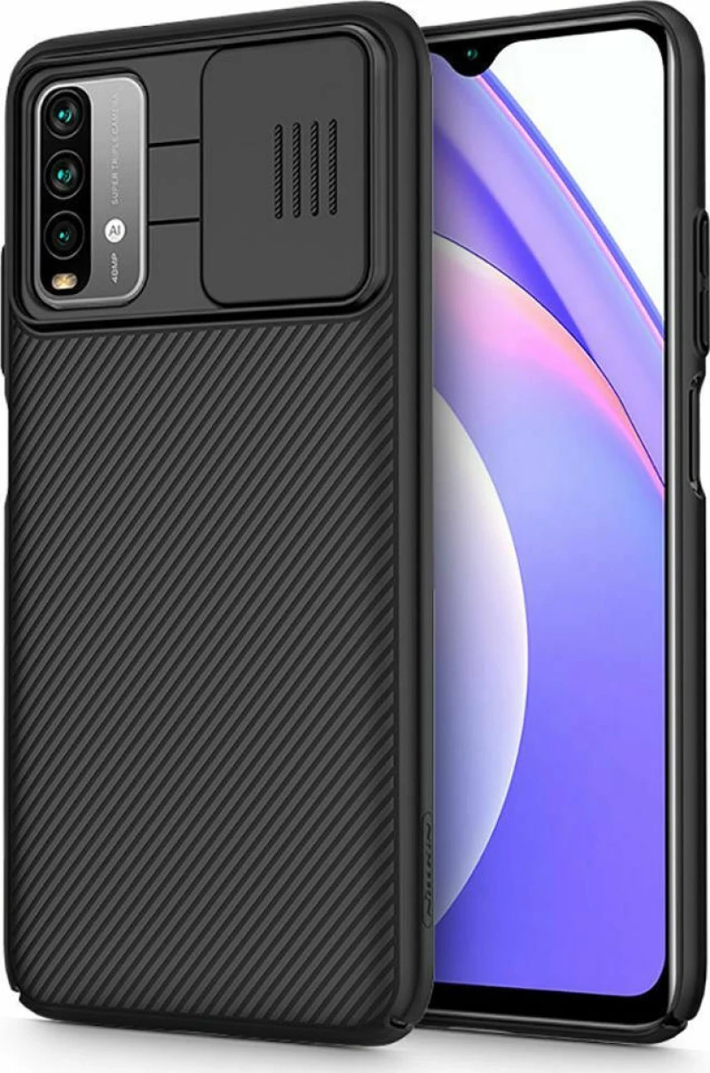 Nillkin CamShield Back Cover Σιλικόνης Μαύρο (Poco M3 / Redmi 9T)