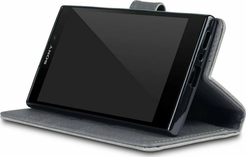 Terrapin Wallet Δερμάτινο Γκρι (Xperia L2)