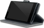 Terrapin Wallet Δερμάτινο Γκρι (Xperia L2)