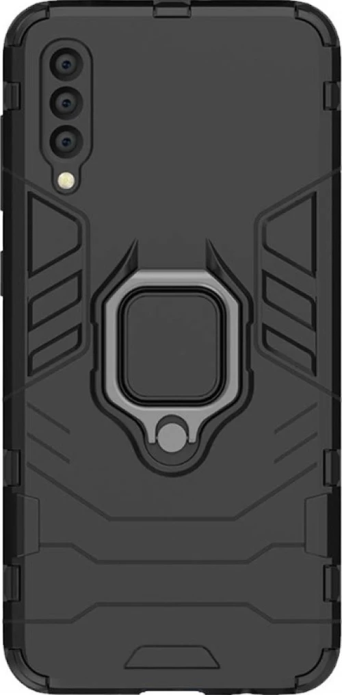 Shockproof Ring Back Cover Μαύρο (Galaxy A70)