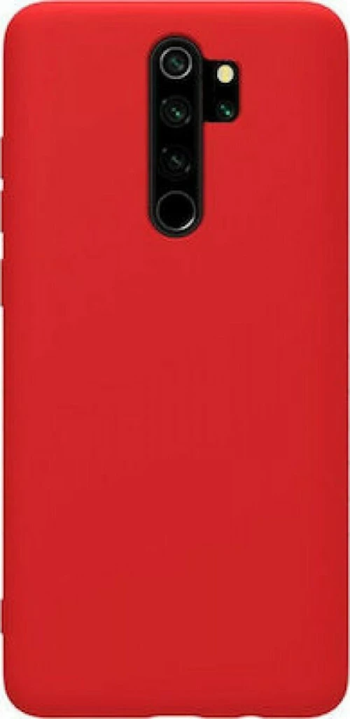 Back Cover Matt Κόκκινο (Redmi 9)